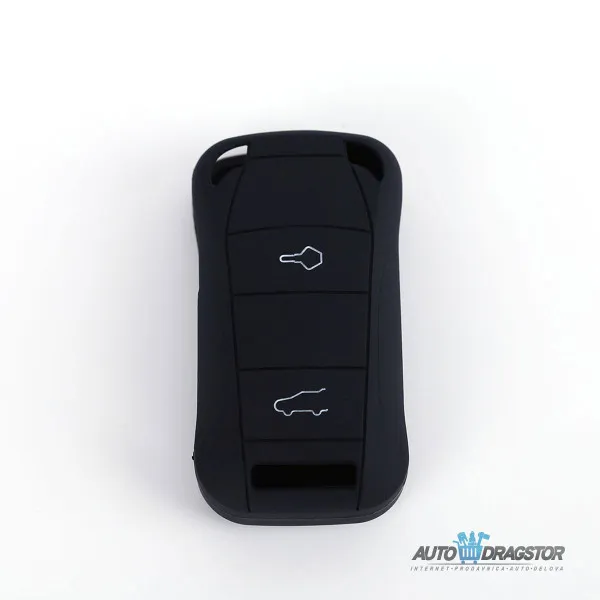 SILIKONSKA NAVLAKA ZA KLJUČEVE CRNA PORSCHE 