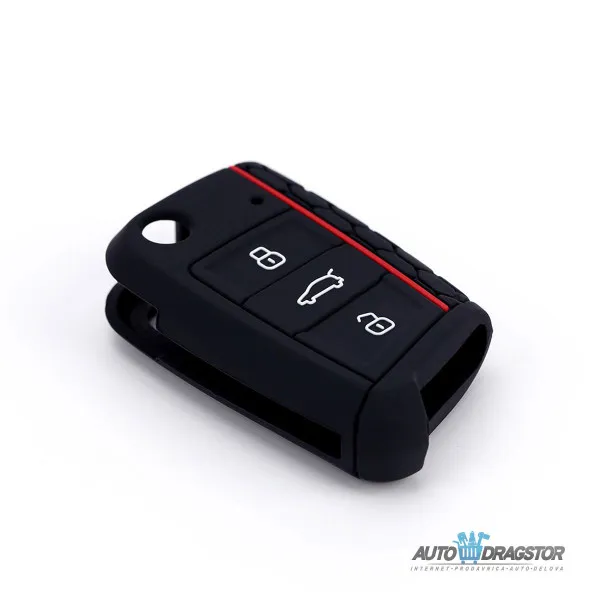 SILIKONSKA NAVLAKA ZA KLJUČEVE CRNA VOLKSWAGEN 