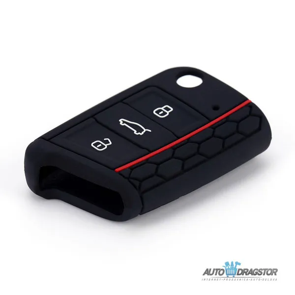 SILIKONSKA NAVLAKA ZA KLJUČEVE CRNA VOLKSWAGEN 
