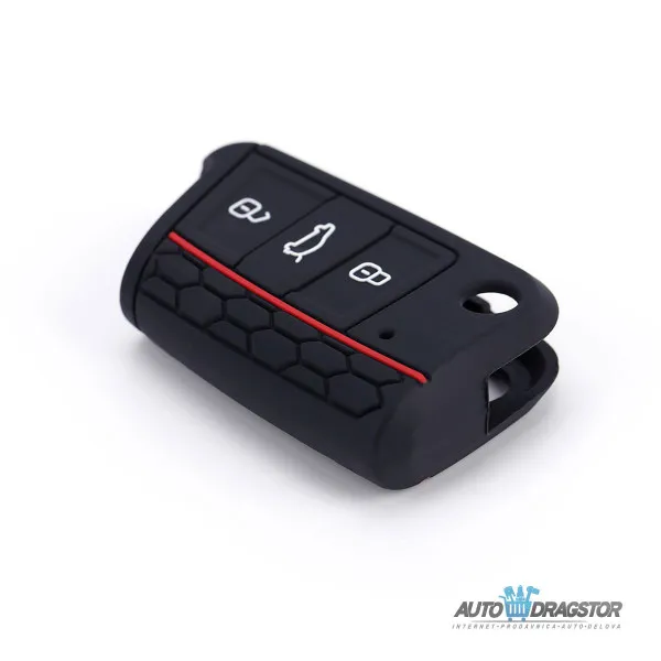 SILIKONSKA NAVLAKA ZA KLJUČEVE CRNA VOLKSWAGEN 