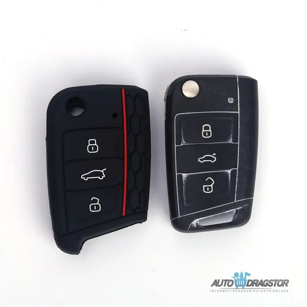 SILIKONSKA NAVLAKA ZA KLJUČEVE CRNA VOLKSWAGEN 