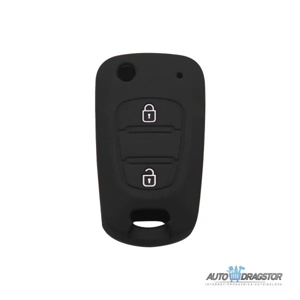 SILIKONSKA NAVLAKA ZA KLJUČEVE CRNA AUDI 