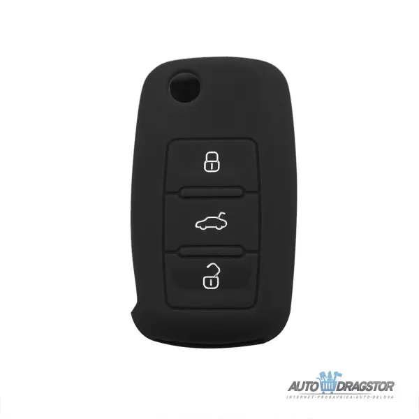 SILIKONSKA NAVLAKA ZA KLJUČEVE CRNA VOLKSWAGEN 