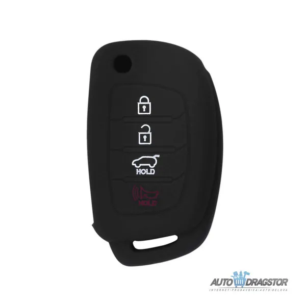 SILIKONSKA NAVLAKA ZA KLJUČEVE CRNA HYUNDAI 