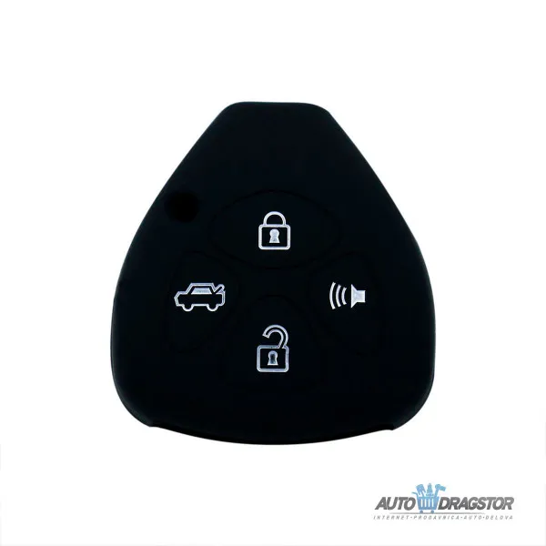 SILIKONSKA NAVLAKA ZA KLJUČEVE CRNA TOYOTA 