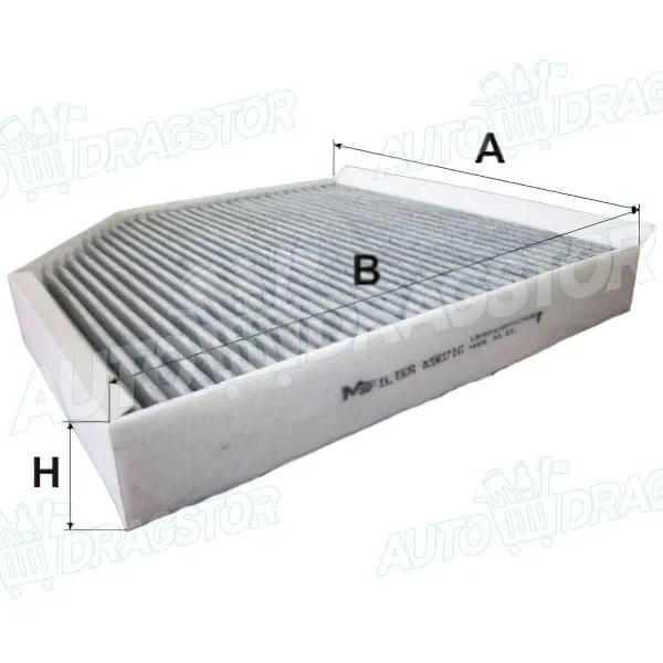 Filter kabine AUDI A6 (C7/4G), 10-18; A7 (4G), 10-18; A8 (D4/4H), 10-17; 