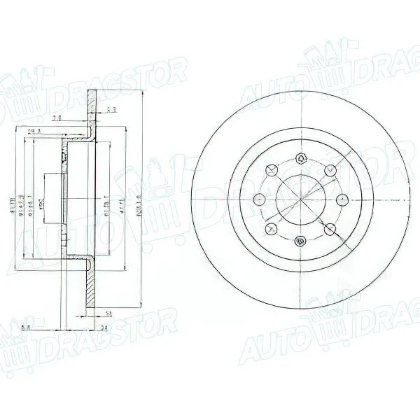 Kočioni diskovi FIAT, OPEL 
