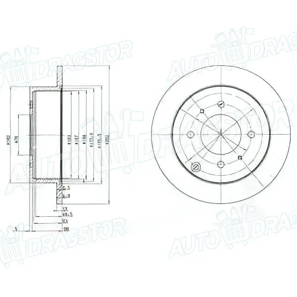 Kočioni diskovi HYUNDAI, KIA 