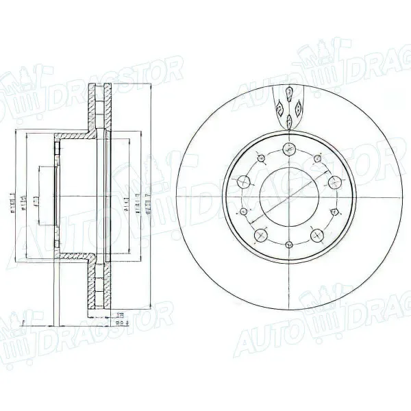 Kočioni diskovi CITROËN, FIAT, PEUGEOT 