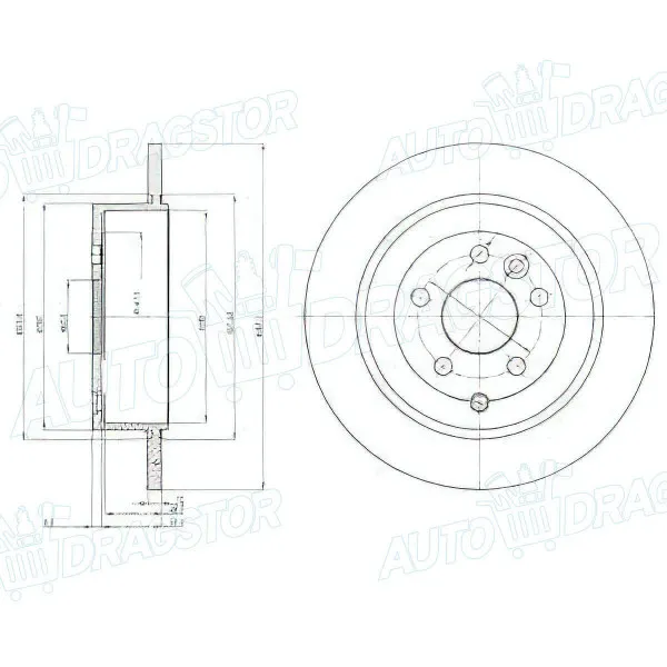 Kočioni diskovi LAND ROVER FREELANDER (FA), 06-15; 