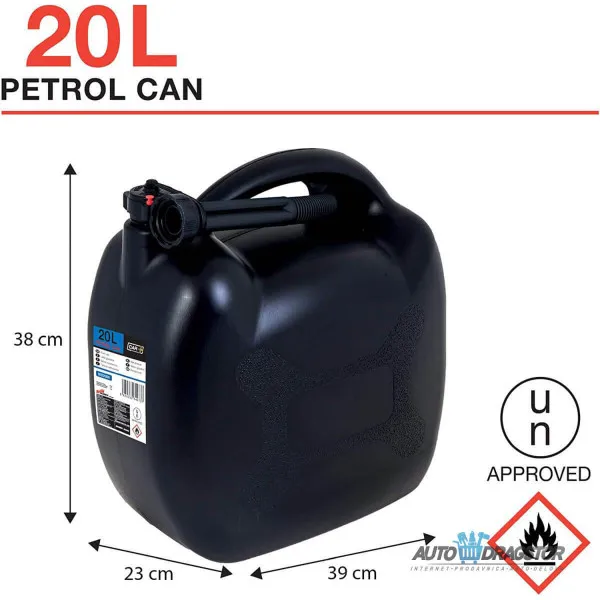 PLASTIČNI KANISTER 20L SA LEVKOM 