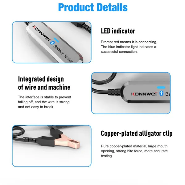 AKUMULATOR TESTER ZA VOZILA I MOTORE BLUETOOTH 