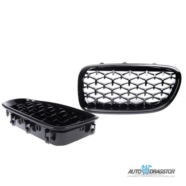 BMW 5 (F10) Sedan (F11) Touring 2010-2018 MASKA DIAMOND CRNA SET 2 KOM 