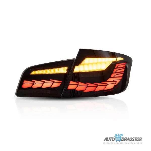 BMW 5 (F10) Sedan 2010-2017 DINAMIČKE LED ZATAMLJENE ŠTOP LAMPE  M4 GTS SET 4KOM 