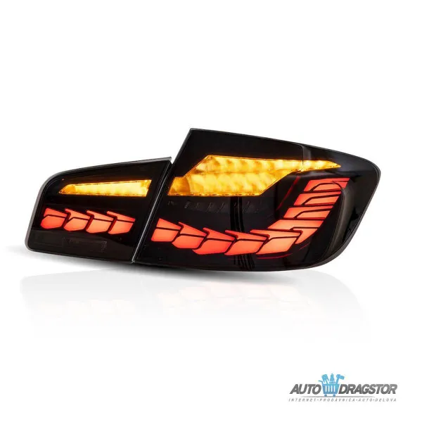 BMW 5 (F10) Sedan 2010-2017 DINAMIČKE LED ZATAMLJENE ŠTOP LAMPE  M4 GTS SET 4KOM 