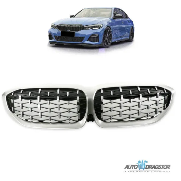 BMW 3 (G20) Sedan (G21) Touring 2019-2022 MASKA DIAMOND HROM SET 2 KOM 