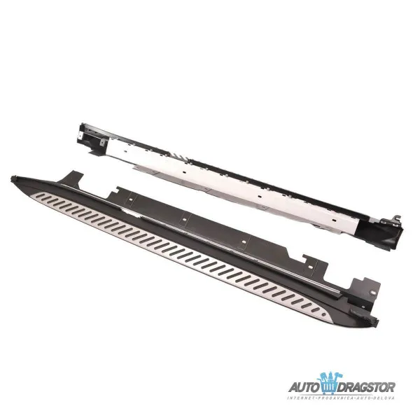 BMW X2 (F39) 2018-  ALUMINIJUMSKO BOČNO GAZIŠTE KOMPLET SA DELOVIMA ZA MONTAŽU-SET 