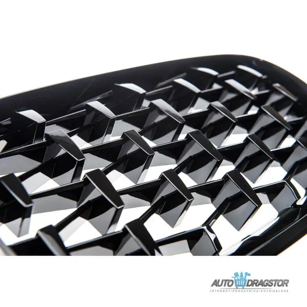 BMW X6 (E71, E72) X5 (E70) 2007-2013 MASKA DIAMOND CRNA SET 2 KOM 