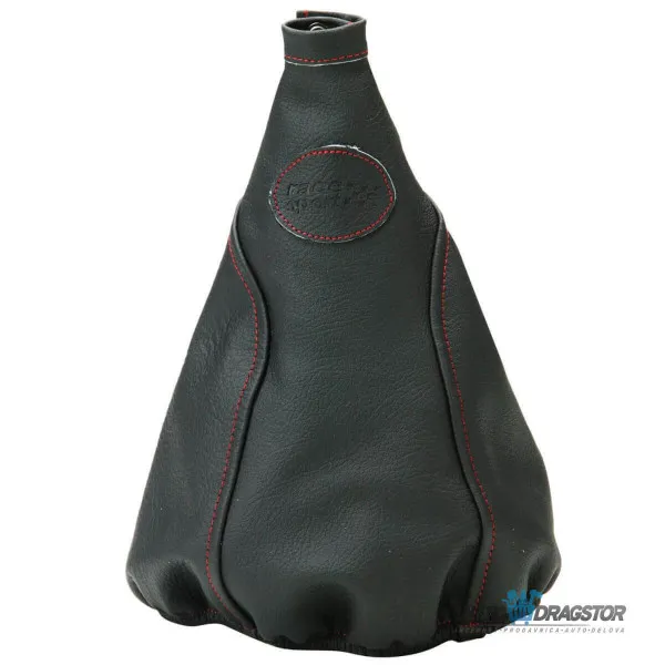 KOŽA RUČICE MENJAČA CRNA SA CRVENIM STEPOM 