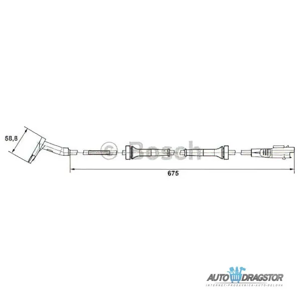 Abs senzor PEUGEOT 307 (3_), 01-08; 