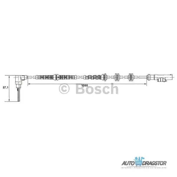 Abs senzor FIAT DUCATO (250), 06-14; DUCATO, 14-; 