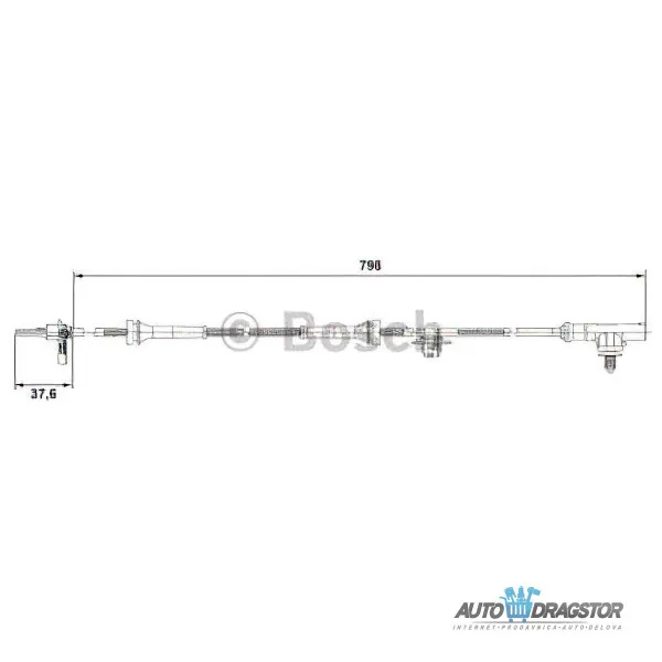 Abs senzor CITROËN, PEUGEOT, TOYOTA 