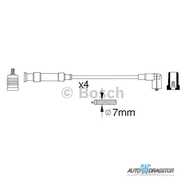 Kablovi svećica ALFA ROMEO 155 (167), 92-97; 