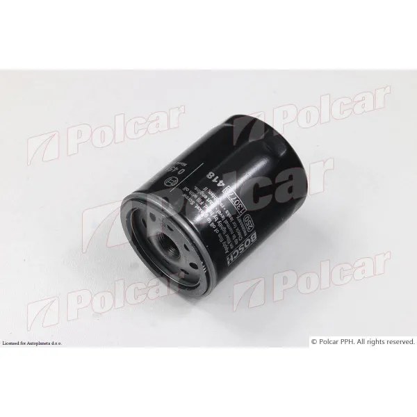 Filter ulja ALFA ROMEO, AUTOBIANCHI, FIAT, FORD, PEUGEOT 