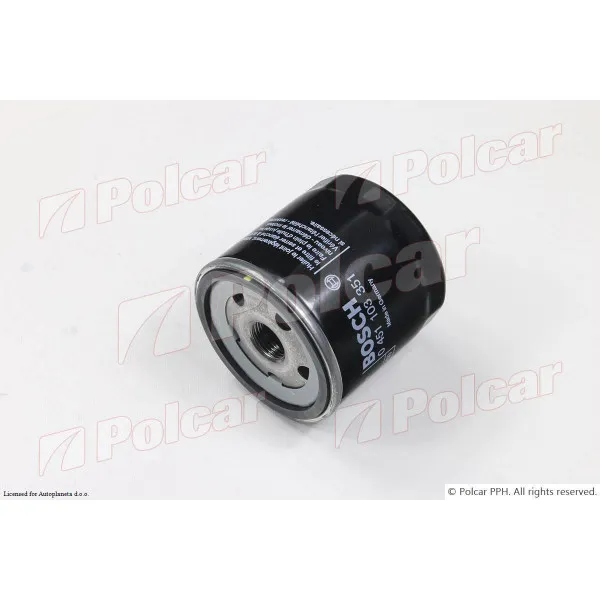 Filter ulja ALFA ROMEO, AUTOBIANCHI, FIAT, LANCIA 