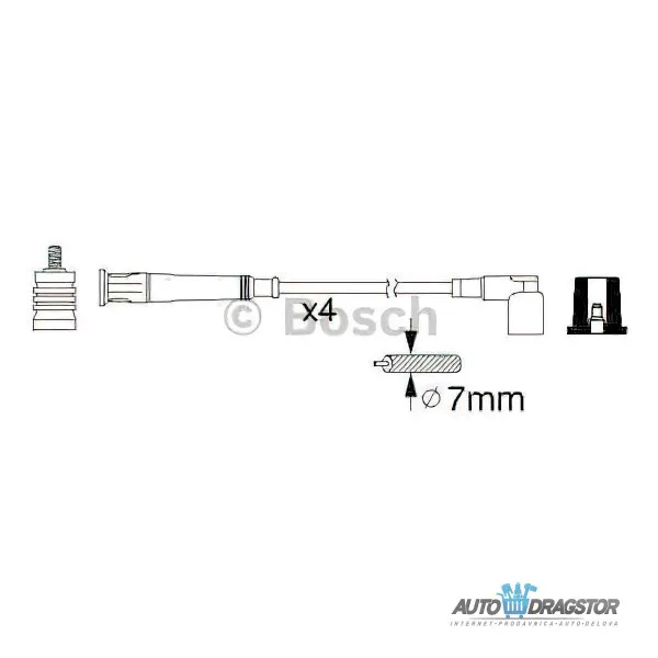 Kablovi svećica BMW 3 (E36), 90-00; Z3 (E36/7/E36/8), 95-03; 