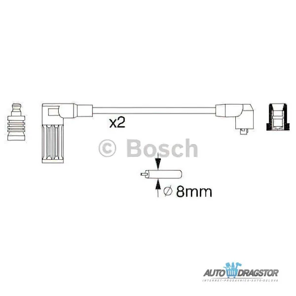 Kablovi svećica FIAT CINQUECENTO (170), 91-98; 