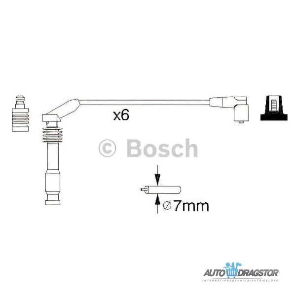 Kablovi svećica OPEL CALIBRA (C89), 89-97; VECTRA A (J89), 88-95; 