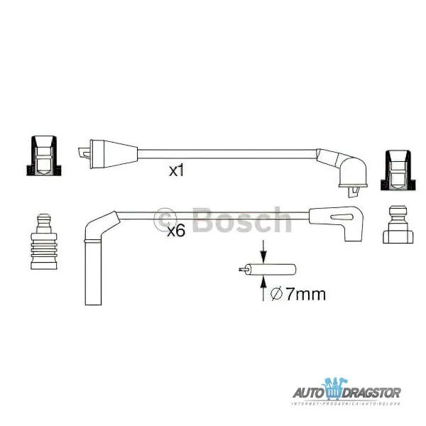 Kablovi svećica CHRYSLER, DODGE 