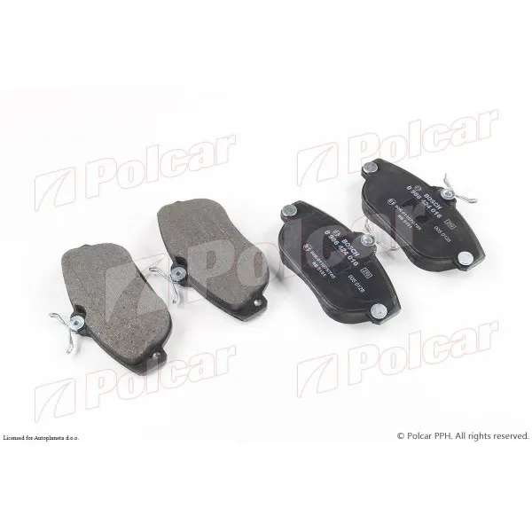 Kočione pločice VOLVO 700 (704/744/745/764/765/780), 81-92; 940/960, 90-97; S90, 97-98; V90, 97-98; 