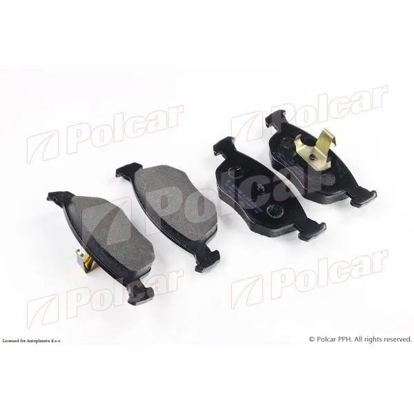 Kočione pločice FORD ESCORT V/VI (GAL/ALL/AVL), 90-95; ESCORT VII (GAL/AAL/ABL/ALL/AFL), 95-00; MONDEO (BAP/BFP/BNP), 96-00; MONDEO (GBP/BNP), 93-96; 