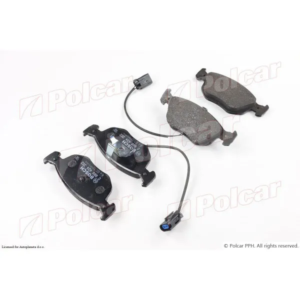 Kočione pločice FORD MONDEO (BAP/BFP/BNP), 96-00; MONDEO (GBP/BNP), 93-96; SCORPIO (GAE/GGE), 85-94; 