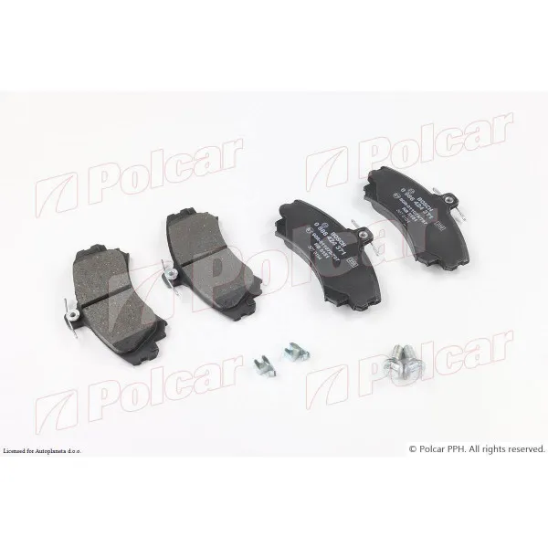 Kočione pločice MITSUBISHI, SMART, VOLVO 