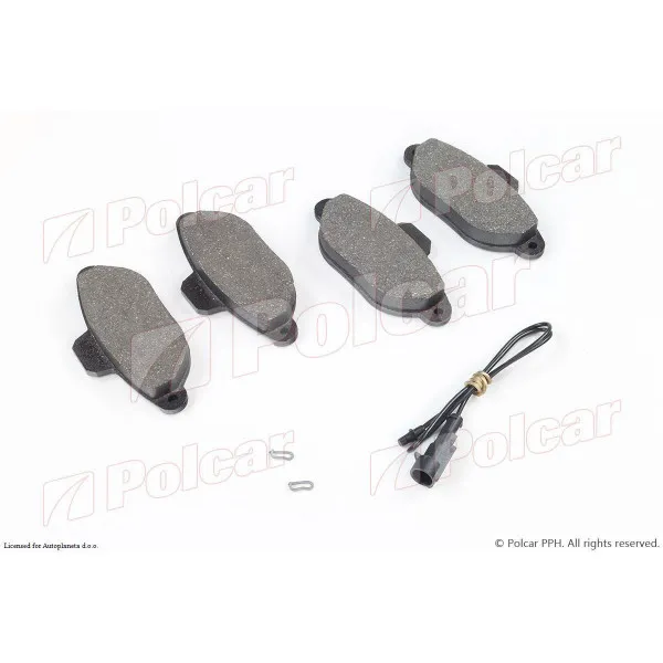 Kočione pločice FIAT PUNTO (176), 93-99; PUNTO (188), 99-10; SEICENTO (187), 98-09; 