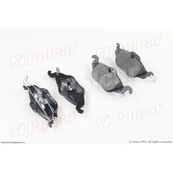 Kočione pločice OPEL ASTRA G (T98), 98-09; 