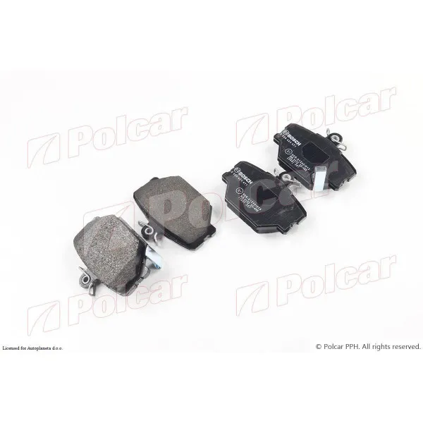 Kočione pločice SMART FORTWO (W450), 98-07; FORTWO (W451), 07-14; ROADSTER, 03-06; 