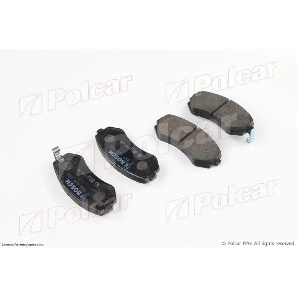 Kočione pločice NISSAN ALMERA (N15), 95-00; PATROL (Y61/GY61), 97-09; SUNNY (N14/Y10) 91-94; 