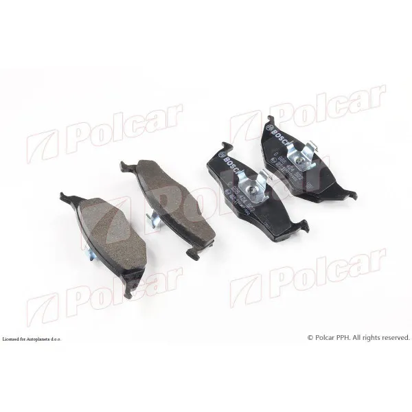 Kočione pločice VOLKSWAGEN LUPO (6X1/6E1), 98-05; 