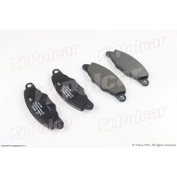 Kočione pločice CITROËN XANTIA (X1/X2), 93-01; XM (Y3/Y4), 89-00; 