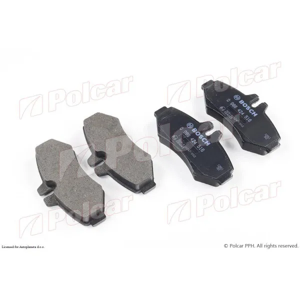 Kočione pločice MERCEDES, VOLKSWAGEN 