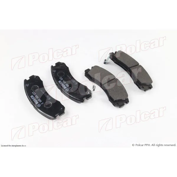 Kočione pločice CITROËN, MITSUBISHI, PEUGEOT 