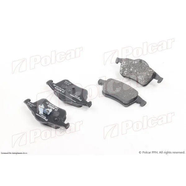 Kočione pločice VOLVO S60 (RS), 00-09; S80 (TS/XT), 98-06; V70 (LW), 97-00; V70 (SW), 00-07; XC70 (SW), 00-07; 