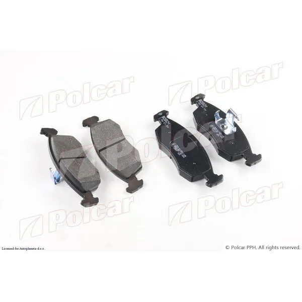 Kočione pločice FIAT ALBEA (178), 02-12; DOBLO (119/223), 01-10; PALIO (178), 02-06; PALIO WEEKEND (178/2), 02-/06-11; PALIO/WEEKEND (178), 97-04; PUNTO (188) 