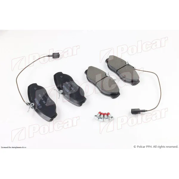 Kočione pločice FIAT DUCATO (230/244), 94-06; 