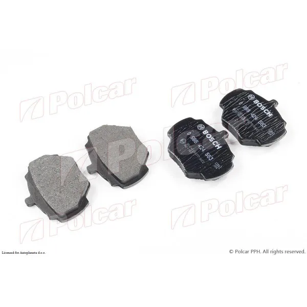 Kočione pločice LAND ROVER DEFENDER (LD), 90-16; DISCOVERY (LJ/LT), 89-97; RANGE ROVER (AE/AN/HAA/HAM/HBM/HAA/RE/RN), 70-95; RANGE ROVER (P38A), 94-02; 