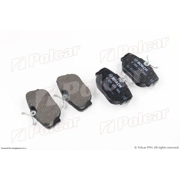 Kočione pločice LAND ROVER DISCOVERY (LJ/LT), 98-04; RANGE ROVER (P38A), 94-02; 